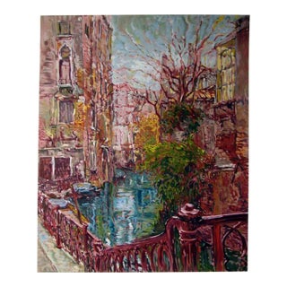 Marco Sassone Venice Reflections Serigraph Hand Signed Art For Sale