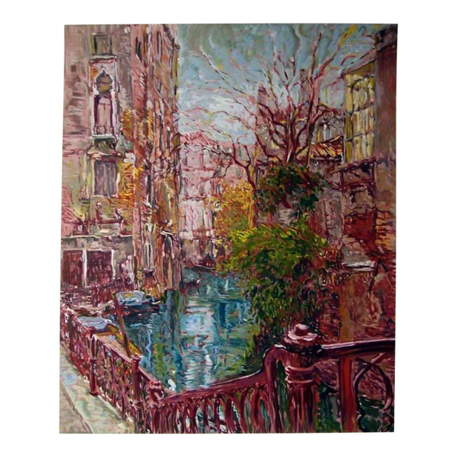 Marco Sassone Venice Reflections Serigraph Hand Signed Art For Sale