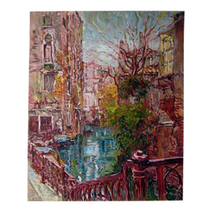 Marco Sassone Venice Reflections Serigraph Hand Signed Art