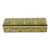 Vintage Kashmir Papier Maché Trinket Box, Hand Painted 22ct Gold Lacquered Jewelry Storage For Sale