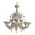 Venetian Gold "Ca' Rezzonico" Murano Glass Chandelier For Sale