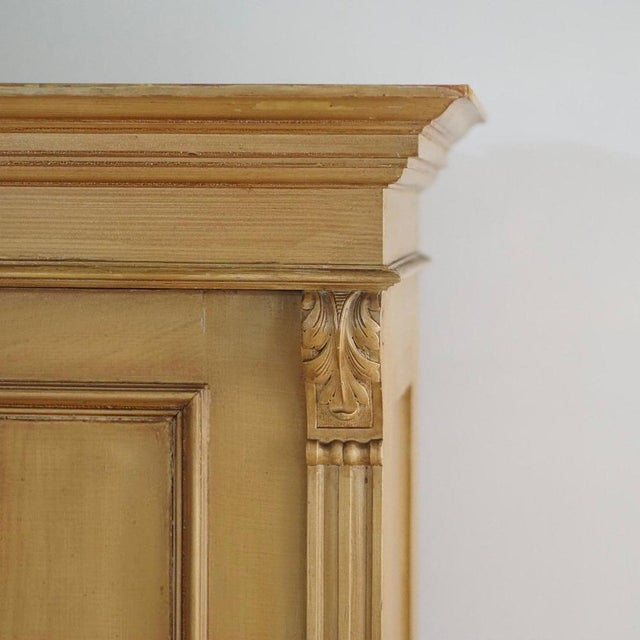 Two-Door Wardrobe with Beer Glaze, 1890s For Sale - Image 5 of 18