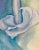 Floral Original Painting, "Nicotiana I" Contemporary Expressionist Style Botanical Oil Painting For Sale - Image 4 of 7