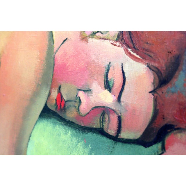 Zita Sudnika, Night, Oil on Canvas For Sale - Image 6 of 9