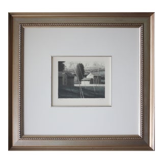 Late 20th Century Robert Kipniss Limited Edition Color Lithograph Titled "April Leaves" Signed Numbered For Sale