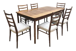 Vintage Dutch Dining Set by Cees Braakman for Pastoe, 1960s, Set of 7