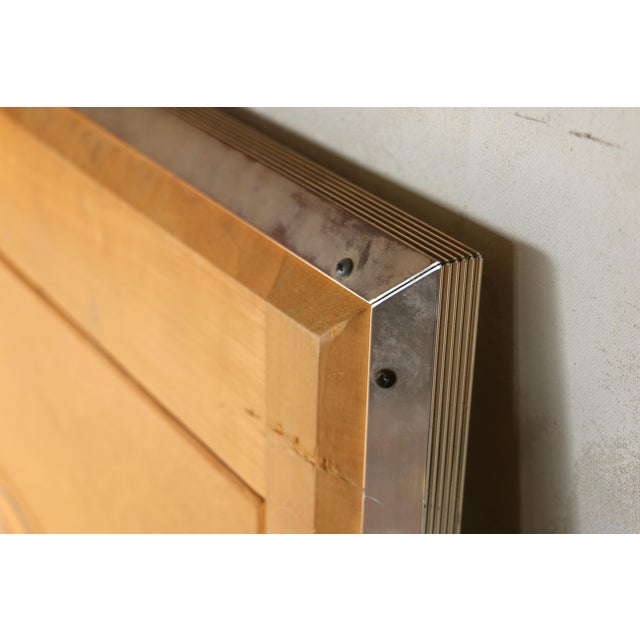 Vintage LaBarge Chinoiserie Silver-Leaf Reverse-Painted Wall Mirror — 1970s For Sale - Image 17 of 18