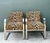 Ralph Lauren Home Vintage Ralph Lauren Leopard Velvet Chrome Chair - A Pair For Sale - Image 4 of 12