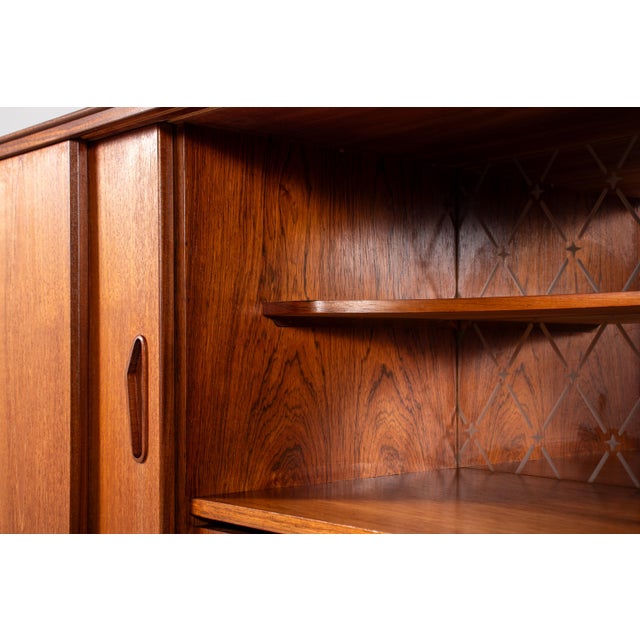 Mid-Century Danish Teak and Rosewood Sideboard from P. Westergaard Møbelfabrik, 1960s For Sale - Image 11 of 15