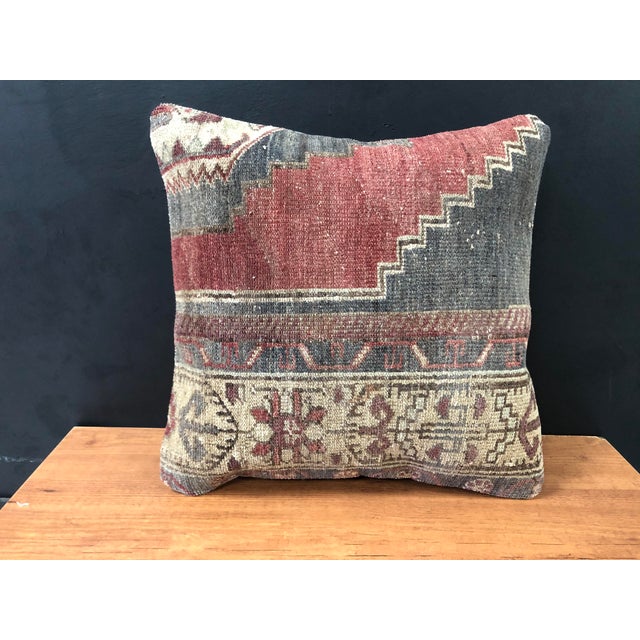 1960s Anatolian Floral Cushion Cover, 1960s For Sale - Image 5 of 5