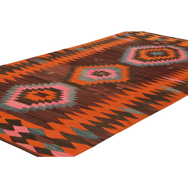 Rug & Kilim Vintage Kilim With Colorful Geometric Medallions, From Rug & Kilim For Sale - Image 4 of 7