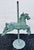 Monumental Carousel Horse Green Patinated Bronze Statue For Sale - Image 10 of 11