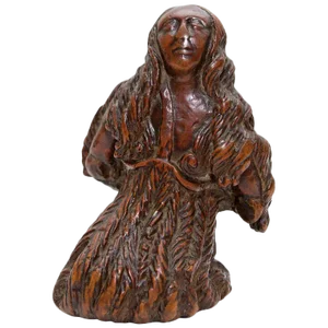 17th Century Flemish Carving of a Religious Figure