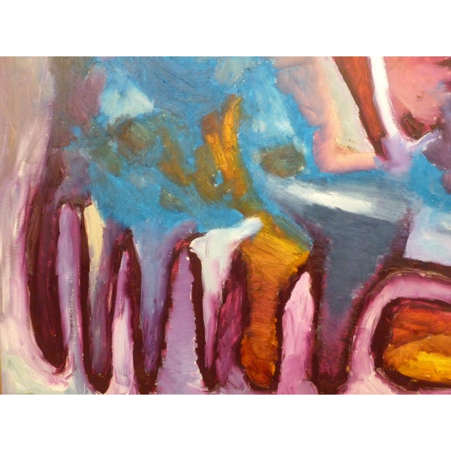 2010s "Elements" Large Abstract Oil and Acrylic Painting by Scott Spencer For Sale - Image 5 of 6