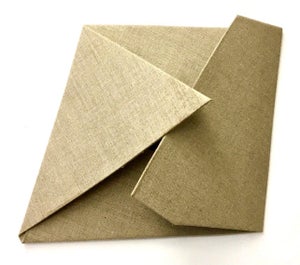 Sébastien de Ganay 1, Sebastien de Ganay Folded Linen Abstract Minimalist Unique Sculpture Fabric Wire, 2016
