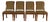 Henredon French Empire Carved Mahogany Dining Chairs, Set of Four For Sale