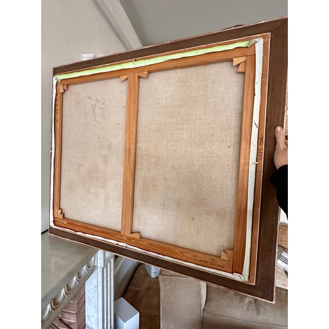 Early 21st Century Alinol, Composition, 2019, Gouache, Framed For Sale - Image 5 of 6