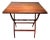 Early 20th Century English Regency Style Folding Coaching Table in Mahogany Wood For Sale