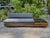 1960s Mid Century Modern Modular Sofa With Walnut and Leather Side Tables For Sale - Image 5 of 12