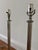 1990s Pair of Late 20th Century Silver Square Column Table Lamps For Sale - Image 5 of 5