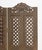 Early 20th Century Syrian Palm Tree Motif Four Panel Brass Clad Screen For Sale - Image 5 of 10