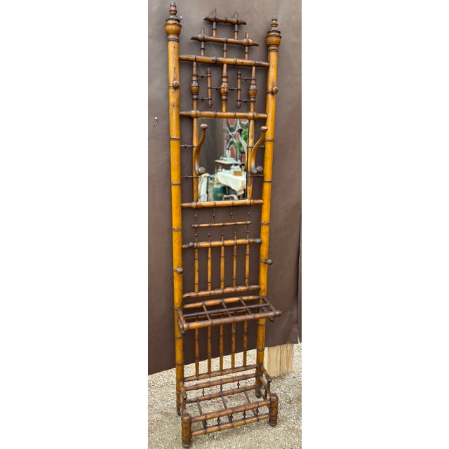 Early 20th Century Early 20th Century French Aesthetic Movement Coat Rack/ Hall Tree For Sale - Image 5 of 6
