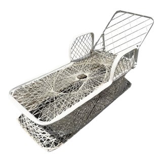 Mid Century Modern Spun Fiberglass Adjustable Chaise For Sale