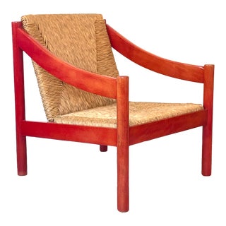 1960s Vintage Carimate Chair by Vico Magistretti for Cassina For Sale