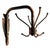 Industrial Mid 20th Century Japanned “Wall Tree” Copper Flashed Brass Rotating Wall Coat Rack by Peedee For Sale - Image 3 of 8