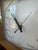 Mid-Century Modern Mid Century Bill Miller Ish White Face Beech Wood Wall Clock - Rare For Sale - Image 3 of 6