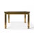 Mastercraft Mastercraft Mid Century Brass Expanding Dining Table With 1 Leaf For Sale - Image 4 of 10