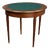 Early 20th Century Louis XVI Mahogany Half-Moon Games Table For Sale