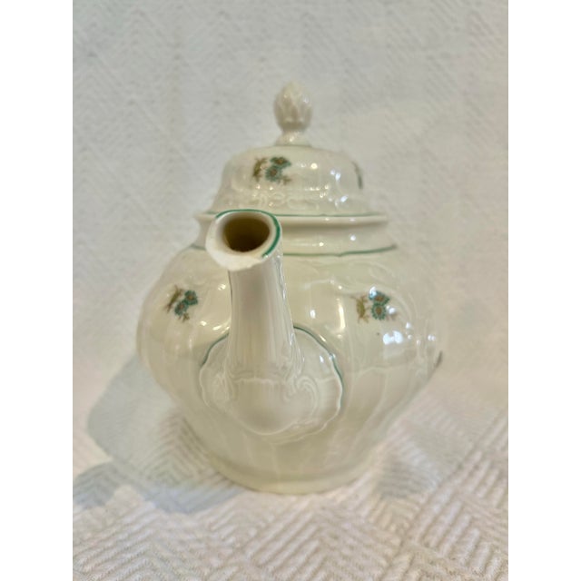 1950s 1950’s Rosenthal Sanssouci Porcelain “Moss Rose” Tea Pot For Sale - Image 5 of 12