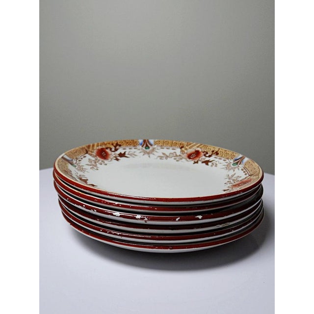 Antique Tea Service from Sarreguemines, 1900s, Set of 11 For Sale - Image 10 of 18