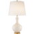 Transitional Christopher Spitzmiller by Visual Comfort Signature Addison Medium Table Lamp in Ivory with Linen Shade For Sale - Image 3 of 3