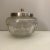 Traditional Vintage Cut Crystal Jam Pot With Silver Plated Lid With Spoon Slot For Sale - Image 3 of 7
