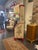 This is a 20th century vintage chinoiserie secretary cabinet. It features fabulous hand painted floral motifs and scenes....