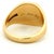 Tiffany and Co. Vintage Tiffany & Co. 14k Yellow Gold DFJ Monogram Signet Ring,, Size 8.5 For Sale - Image 4 of 10