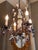 Antique Louis XV Style Four Arm Chandelier With Amethyst Color Grape Clusters For Sale - Image 9 of 12