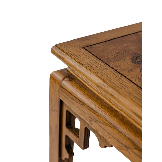Wood Vintage Ming Dynasty Reproduction Pedestal or Plant Stand For Sale - Image 7 of 8