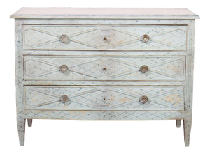 Antique Spanish Painted Commode, 1890s