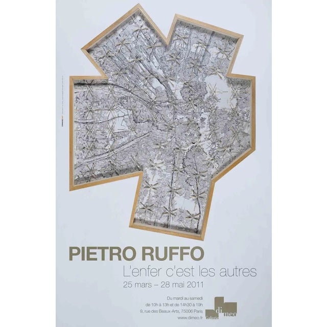 After Pietro Ruffo, Exhibition Poster, Offset Print, 2011 For Sale
