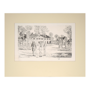 Bowling on the Green (From the Bicentennial Pageant of George Washington) by Childe Hassam