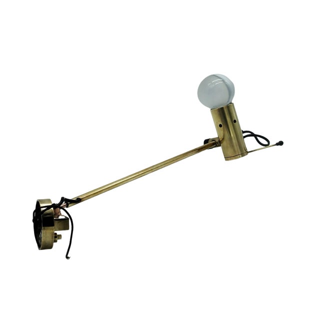 Model 194 Wall Lamp by Tito Agnoli for O-Luce, Italy, 1954 For Sale