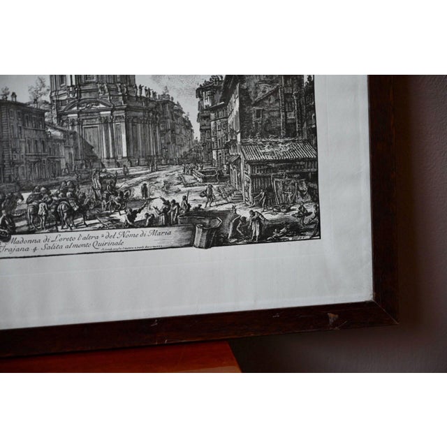 Giovanni Battista Piranesi, Views of Rome Piazza Venezia Trajan's Columns, 1800s, Engraving For Sale - Image 7 of 12