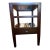 Noir Mirrored Side Table For Sale