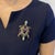 Bochic "Orient" Vintage Opal & Blue Sapphire Turtle Brooch 18K Gold & Silver For Sale - Image 13 of 18