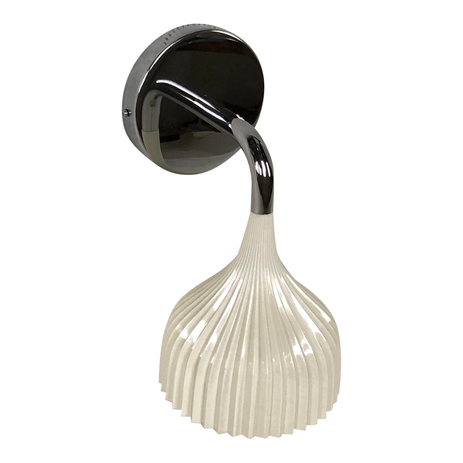 Kartell E' Wall Sconce in White Chairish