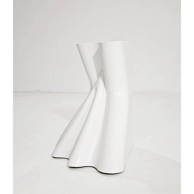 Mid-Century Modern White Glazed Ceramic Umbrella Stand by Enzo Bioli for Il Picchip Italia, 1970s For Sale - Image 10 of 17