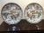 Very rare to find a true pair of Famille rose porcelain chargers. Look closely, there is a left hand view and right hand...